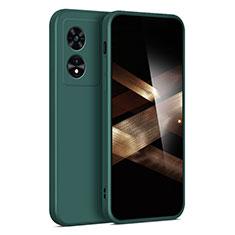 Custodia Silicone Ultra Sottile Morbida 360 Gradi Cover per Huawei Honor X5 Plus Verde Notte