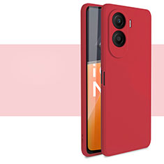 Custodia Silicone Ultra Sottile Morbida 360 Gradi Cover per Huawei Honor X50i 5G Rosso