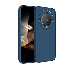 Custodia Silicone Ultra Sottile Morbida 360 Gradi Cover per Huawei Honor X9b 5G Blu