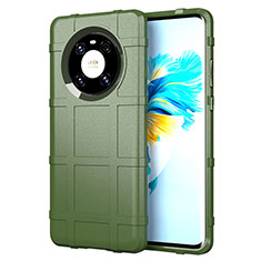 Custodia Silicone Ultra Sottile Morbida 360 Gradi Cover per Huawei Mate 40 Verde Militare