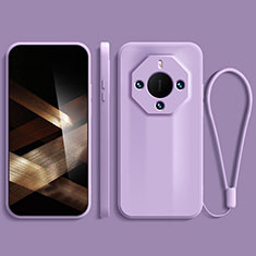 Custodia Silicone Ultra Sottile Morbida 360 Gradi Cover per Huawei Mate 60 RS Ultimate Viola