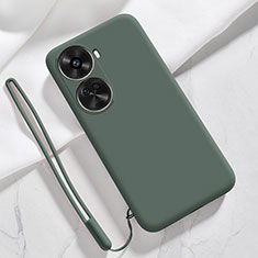 Custodia Silicone Ultra Sottile Morbida 360 Gradi Cover per Huawei Nova 11 SE Verde Notte