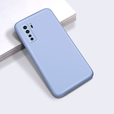 Custodia Silicone Ultra Sottile Morbida 360 Gradi Cover per Huawei Nova 7 SE 5G Cielo Blu