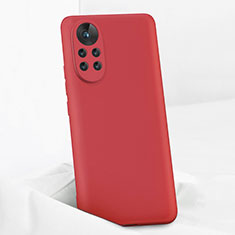 Custodia Silicone Ultra Sottile Morbida 360 Gradi Cover per Huawei Nova 8 5G Rosso