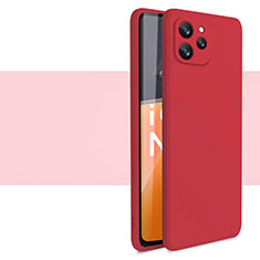 Custodia Silicone Ultra Sottile Morbida 360 Gradi Cover per Huawei Nova Y61 Rosso