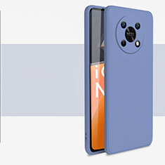 Custodia Silicone Ultra Sottile Morbida 360 Gradi Cover per Huawei Nova Y90 Grigio Lavanda