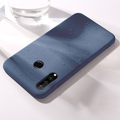 Custodia Silicone Ultra Sottile Morbida 360 Gradi Cover per Huawei P30 Lite XL Blu