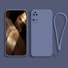 Custodia Silicone Ultra Sottile Morbida 360 Gradi Cover per Huawei P50e Grigio Lavanda