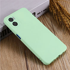 Custodia Silicone Ultra Sottile Morbida 360 Gradi Cover per Motorola Moto E22i Verde