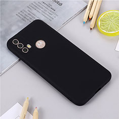 Custodia Silicone Ultra Sottile Morbida 360 Gradi Cover per Motorola Moto E30 Nero