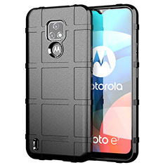 Custodia Silicone Ultra Sottile Morbida 360 Gradi Cover per Motorola Moto E7 (2020) Nero