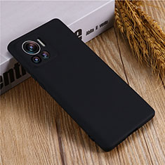 Custodia Silicone Ultra Sottile Morbida 360 Gradi Cover per Motorola Moto Edge X30 Pro 5G Nero