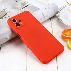 Custodia Silicone Ultra Sottile Morbida 360 Gradi Cover per Motorola Moto G23 Rosso