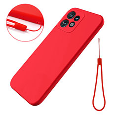 Custodia Silicone Ultra Sottile Morbida 360 Gradi Cover per Motorola Moto X40 5G Rosso