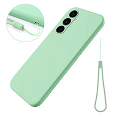 Custodia Silicone Ultra Sottile Morbida 360 Gradi Cover per Nokia C110 Verde