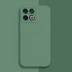 Custodia Silicone Ultra Sottile Morbida 360 Gradi Cover per OnePlus 10 Pro 5G Verde