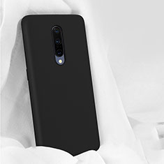 Custodia Silicone Ultra Sottile Morbida 360 Gradi Cover per OnePlus 7 Pro Nero
