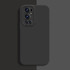 Custodia Silicone Ultra Sottile Morbida 360 Gradi Cover per OnePlus 9 Pro 5G Nero