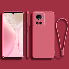 Custodia Silicone Ultra Sottile Morbida 360 Gradi Cover per OnePlus Ace 5G Rosa Caldo