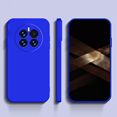 Custodia Silicone Ultra Sottile Morbida 360 Gradi Cover per Oppo A2 Pro 5G Blu Notte