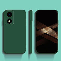 Custodia Silicone Ultra Sottile Morbida 360 Gradi Cover per Oppo A2x 5G Verde Notte