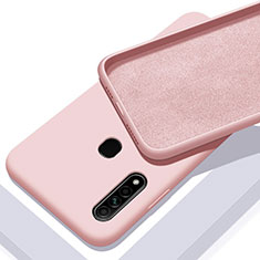 Custodia Silicone Ultra Sottile Morbida 360 Gradi Cover per Oppo A31 Rosa