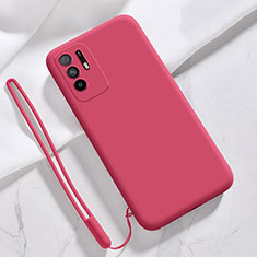 Custodia Silicone Ultra Sottile Morbida 360 Gradi Cover per Oppo A94 5G Rosso