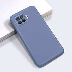 Custodia Silicone Ultra Sottile Morbida 360 Gradi Cover per Oppo F17 Pro Grigio Lavanda