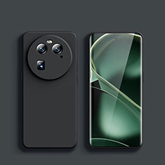 Custodia Silicone Ultra Sottile Morbida 360 Gradi Cover per Oppo Find X6 5G Nero