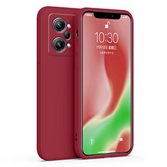 Custodia Silicone Ultra Sottile Morbida 360 Gradi Cover per Oppo K10 Pro 5G Rosso