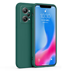 Custodia Silicone Ultra Sottile Morbida 360 Gradi Cover per Oppo K10 Pro 5G Verde Notte