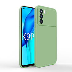 Custodia Silicone Ultra Sottile Morbida 360 Gradi Cover per Oppo K9 Pro 5G Verde Pastello