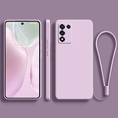 Custodia Silicone Ultra Sottile Morbida 360 Gradi Cover per Oppo K9S 5G Lavanda