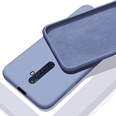 Custodia Silicone Ultra Sottile Morbida 360 Gradi Cover per Oppo Reno2 Z Grigio