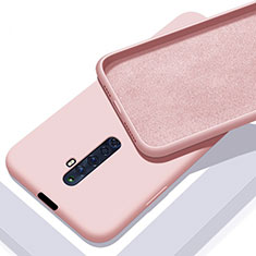 Custodia Silicone Ultra Sottile Morbida 360 Gradi Cover per Oppo Reno2 Z Rosa