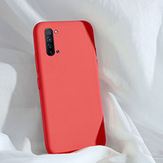 Custodia Silicone Ultra Sottile Morbida 360 Gradi Cover per Oppo Reno3 Rosso