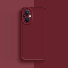 Custodia Silicone Ultra Sottile Morbida 360 Gradi Cover per Oppo Reno7 Z 5G Rosso