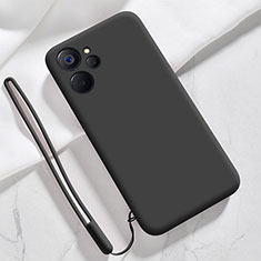 Custodia Silicone Ultra Sottile Morbida 360 Gradi Cover per Realme 10T 5G Nero