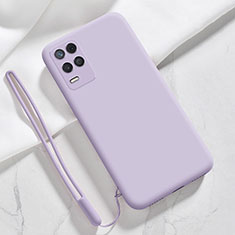 Custodia Silicone Ultra Sottile Morbida 360 Gradi Cover per Realme 8 5G Lavanda