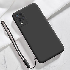 Custodia Silicone Ultra Sottile Morbida 360 Gradi Cover per Realme 8s 5G Nero