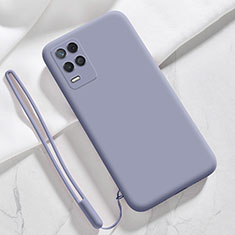 Custodia Silicone Ultra Sottile Morbida 360 Gradi Cover per Realme 9 5G India Grigio Lavanda