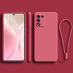 Custodia Silicone Ultra Sottile Morbida 360 Gradi Cover per Realme 9 SE 5G Rosa Caldo