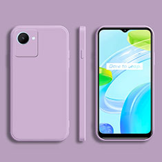 Custodia Silicone Ultra Sottile Morbida 360 Gradi Cover per Realme C30s Lavanda