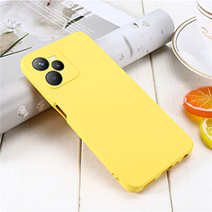 Custodia Silicone Ultra Sottile Morbida 360 Gradi Cover per Realme C35 Giallo