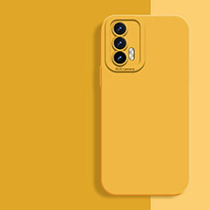 Custodia Silicone Ultra Sottile Morbida 360 Gradi Cover per Realme GT 5G Giallo