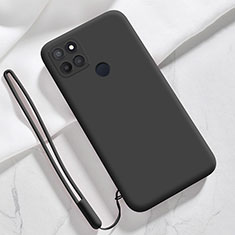 Custodia Silicone Ultra Sottile Morbida 360 Gradi Cover per Realme Narzo 50A Nero