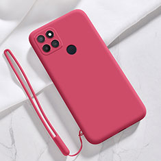 Custodia Silicone Ultra Sottile Morbida 360 Gradi Cover per Realme Narzo 50A Rosso