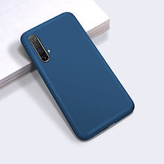 Custodia Silicone Ultra Sottile Morbida 360 Gradi Cover per Realme X50t 5G Blu