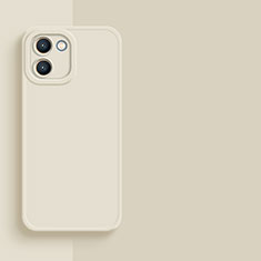Custodia Silicone Ultra Sottile Morbida 360 Gradi Cover per Samsung Galaxy A03 Bianco