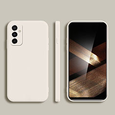 Custodia Silicone Ultra Sottile Morbida 360 Gradi Cover per Samsung Galaxy A15 4G Bianco